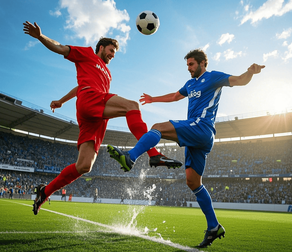 关于足球队员配合默契，实力迅速提升的信息